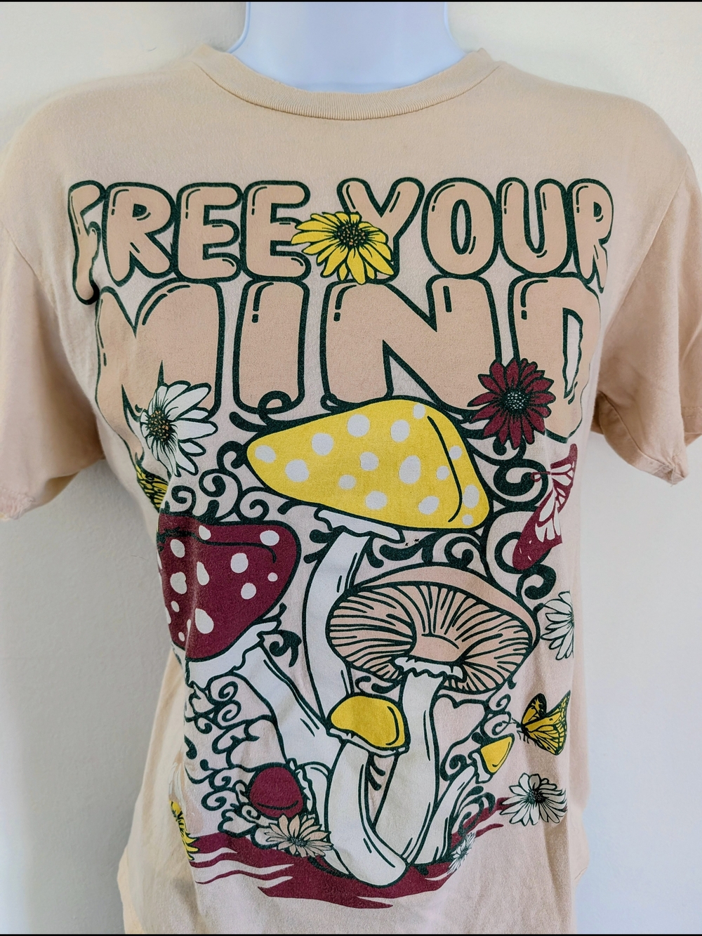 Free Your Mind Woman's Mushroom T-Shirt